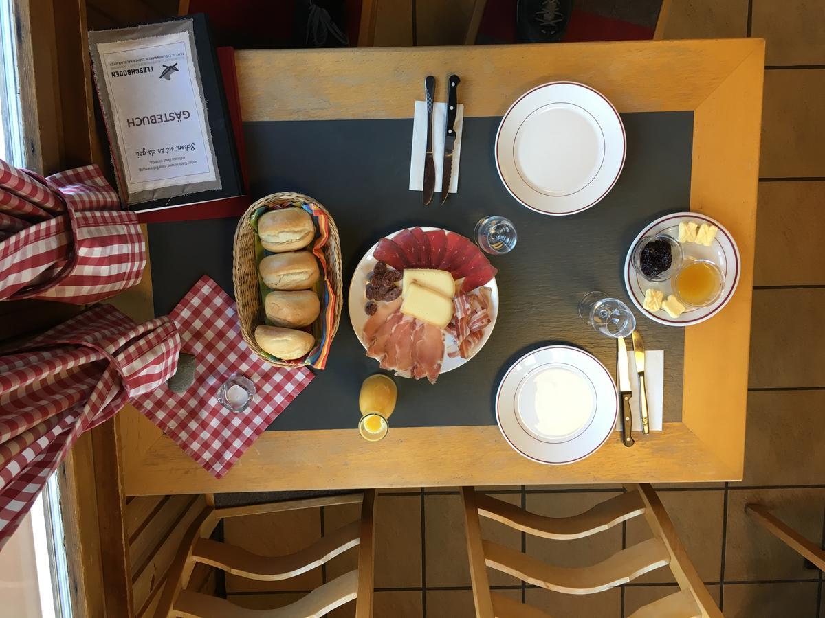 Restaurant Fleschboden Hostel Rosswald Ngoại thất bức ảnh